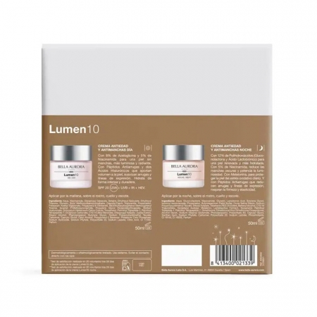 BELLA AURORA PACK LUMEN 10 CREMA DIA 50 ML+ CREMA NOCHE 50 ML