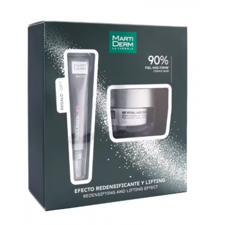 MARTIDERM PACK RUTINA DE DIA REDENSIFICANTE Y LIFTING GF VITAL AGE 50 ML + COLLAGEN LIFT 20ML