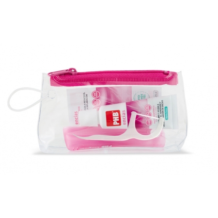 PHB ENCIAS ADULTO KIT VIAJE CEPILLO DENTAL PLEGABLE, PASTA 15 ML Y FLOSSER