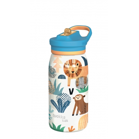 QUOKKA KIDS POP BOTELLA ACERO INOXIDABLE SAFARI 445 ML