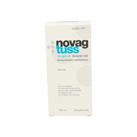 NOVAG TUSS 10 MG/5 ML SOLUCION ORAL 1 FRASCO 200 ML