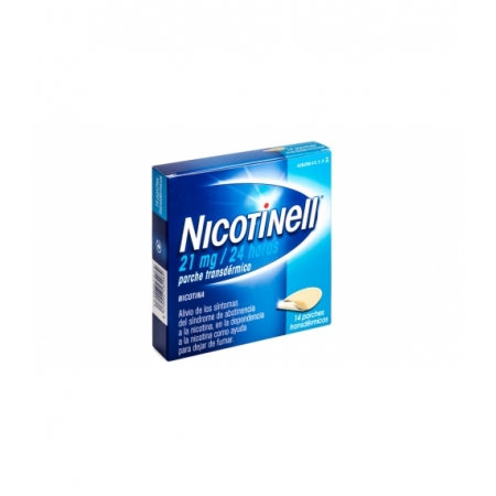 NICOTINELL 21 MG/24 H 7 PARCHES TRANSDERMICOS 52,5 MG