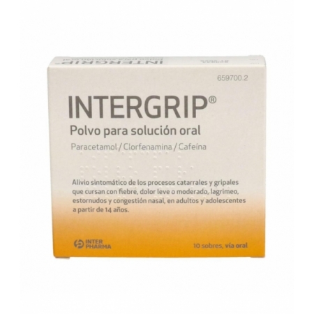 INTERGRIP 10 SOBRES POLVO PARA SOLUCION ORAL
