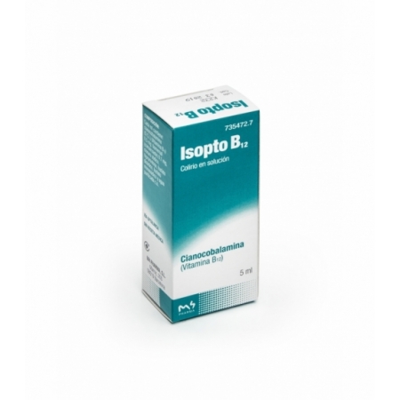 ISOPTO B 12 0.5 MG/ML COLIRIO 1 FRASCO SOLUCION