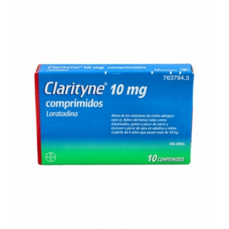 CLARITYNE 10 MG 10 COMPRIMIDOS