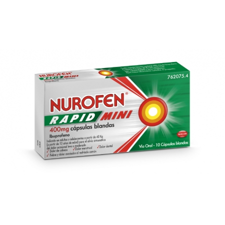 NUROFEN 400 MG RAPID MINI 20 CAPSULAS