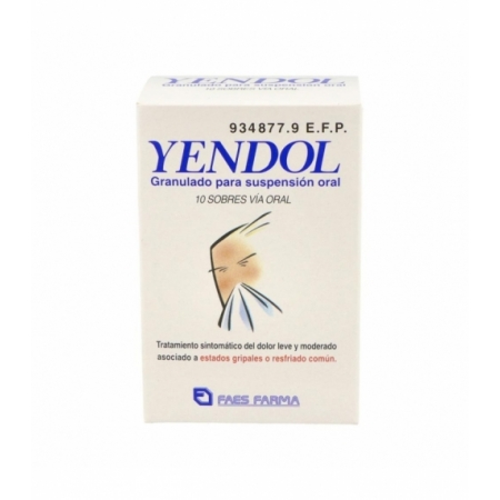 YENDOL 10 SOBRES GRANULADO PARA SUSPENSION ORAL