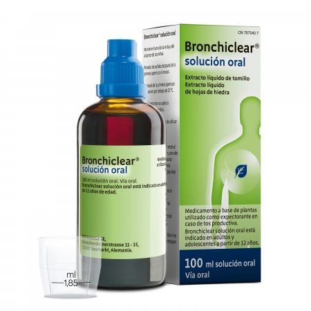 BRONCHICLEAR SOLUCION ORAL 1 FRASCO 100 ML