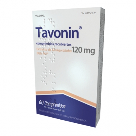 TAVONIN 120 MG 60 COMPRIMIDOS RECUBIERTOS
