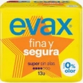 EVAX COMPRESAS FINA Y SEGURA SUPER SIN ALAS 13 UNIDADES