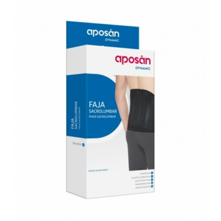 APOSAN DYNAMIC FAJA SACROLUMBAR 1 UNIDAD TALLA S