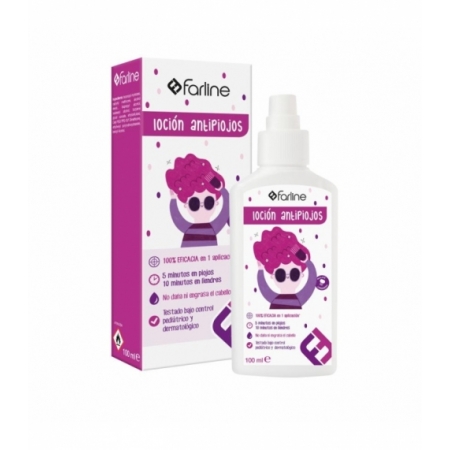 FARLINE LOCION ANTIPIOJOS 5 MINUTOS 1 ENVASE 100 ML