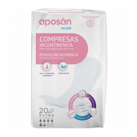APOSAN 20 COMPRESAS INCONTINENCIA EXTRA