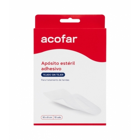 ACOFAR APOSITO ESTERIL ADHESIVO 10 CM X 8 CM 10 APOSITOS