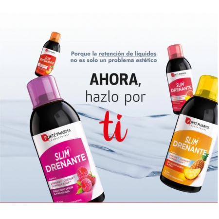 SLIM DRENANTE 1 FRASCO 500 ML SABOR PIÑA