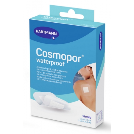 COSMOPOR WATERPROOF 5 APOSITOS ADHESIVOS 7.2 CM X 5 CM