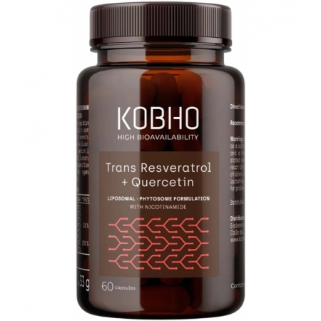 KOBHO TRANS RESVERATROL + QUERCETINA 60 CAPSULAS