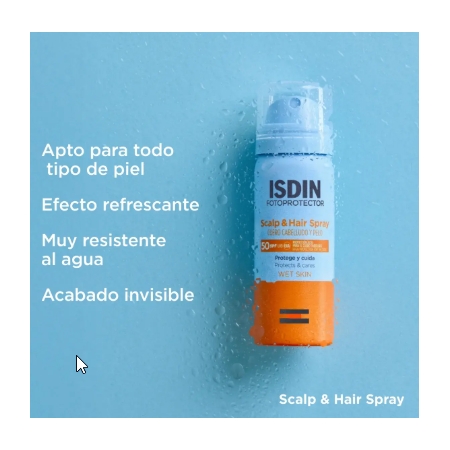 ISDIN FOTOPROTECTOR SPF50 SCALP AND HAIR SPRAY 50 ML