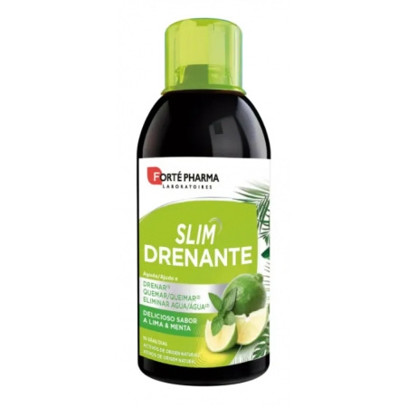 SLIM DRENANTE 1 FRASCO SABOR LIMA & MENTA 500 ML