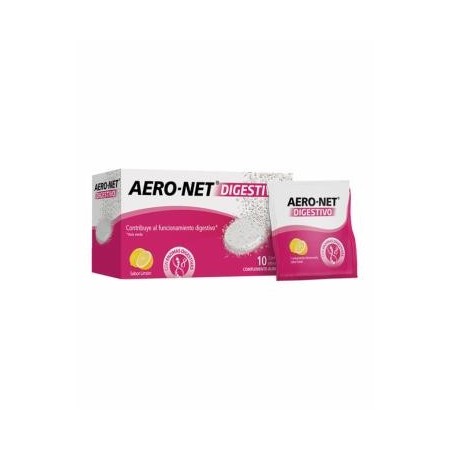 Aero net digestivo 10 comp. efervescentes