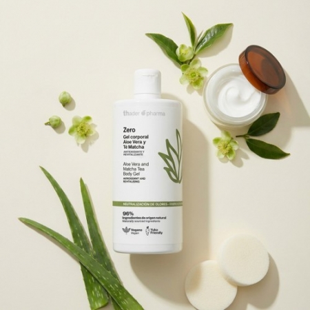 TH-ZERO GEL CORPORAL ALOE VERA Y TE MATCHA 750 ML
