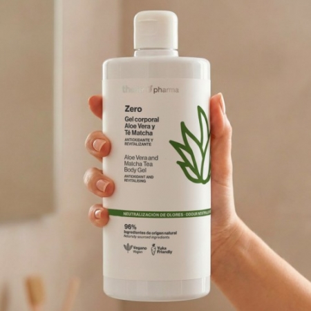 TH-ZERO GEL CORPORAL ALOE VERA Y TE MATCHA 750 ML