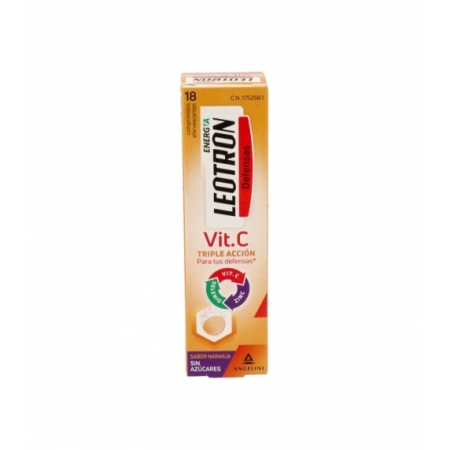 LEOTRON VITAMINA C 18 COMPRIMIDOS EFERVESCENTES