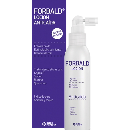 FORBALD LOCION 1 SPRAY PULVERIZADOR ANTICAIDA 125 ML