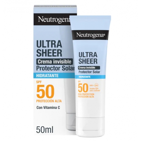 NEUTROGENA ULTRA SHEER CREMA INVISIBLE HIDRATANTE SPF50 50 ML