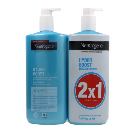 NEUTROGENA HYDRO BOOST LOCION CORPORAL EN GEL DUPLO 2 X 750 ML
