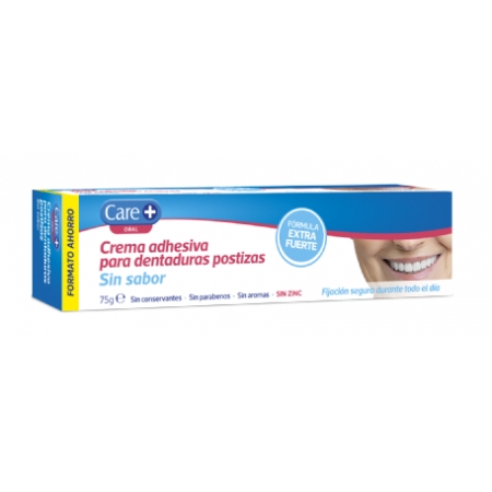 CARE+ CREMA ADHESIVA DENTADURAS POSTIZAS 75 G