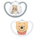 NUK PERFECT MATCH AIR CHUPETE WINNIE THE POOH SILICONA 0 - 6 MESES 2 UNIDADES