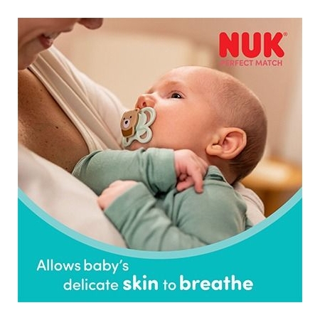 NUK PERFECT MATCH AIR CHUPETE WINNIE THE POOH SILICONA 0 - 6 MESES 2 UNIDADES