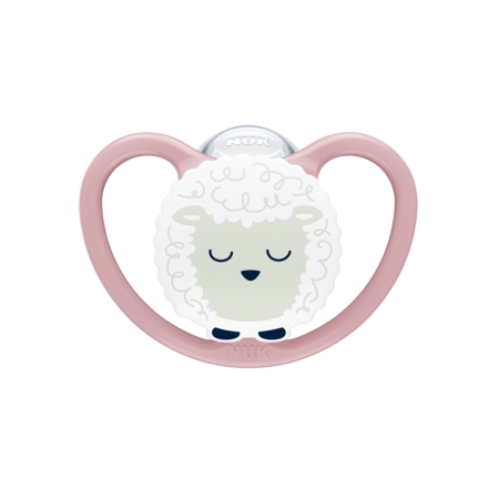 NUK PERFECT MATCH AIR NIGHT 1 CHUPETE DE SILICONA 18-36 MESES (BRILLA)