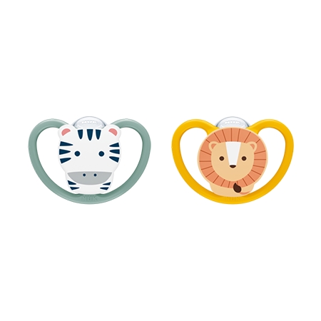 NUK PERFECT MATCH AIR CHUPETE SILICONA 18 - 36 MESES 2 UNIDADES SURTIDO