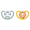 NUK PERFECT MATCH AIR CHUPETE SILICONA 18 - 36 MESES 2 UNIDADES SURTIDO