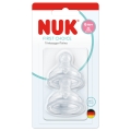 NUK FIRST CHOICE+ 2 TETINAS DE SILICONA ANATOMICA ANTICOLICO FLUJO FLOW CONTROL (6-18 MESES)
