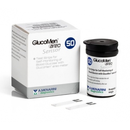 GLUCOMEN AREO SENSOR TIRAS REACTIVAS GLUCEMIA 50 TIRAS NO FINANCIADAS
