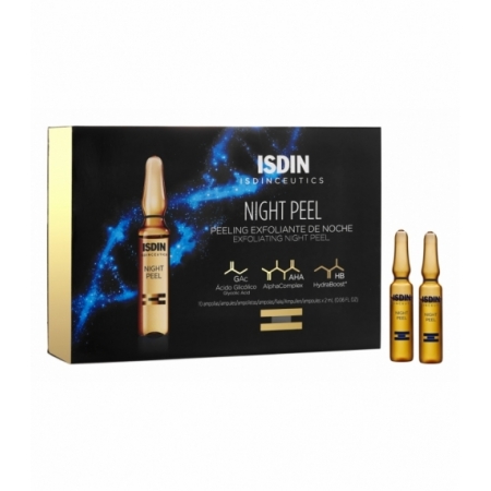 ISDINCEUTICS NIGHT PEEL 30 AMPOLLAS 2 ML