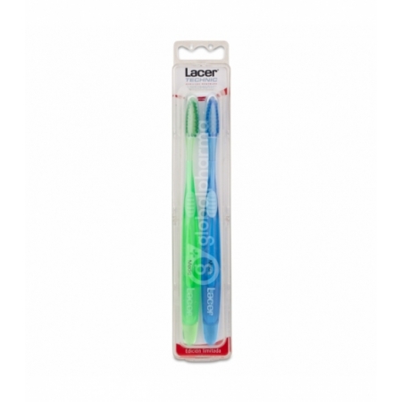 LACER CEPILLO DENTAL ADULTO MEDIO DUPLO 1 UNIDAD