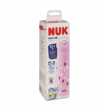 NUK BOTELLA MINI-ME FLIP IT PP +12 MESES 450 ML COLOR LILA
