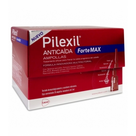 PILEXIL FORTEMAX 20 AMPOLLAS ANTICAIDA (5 ML)