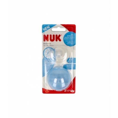 NUK 2 PEZONERAS REDONDAS DE SILICONA TALLA M