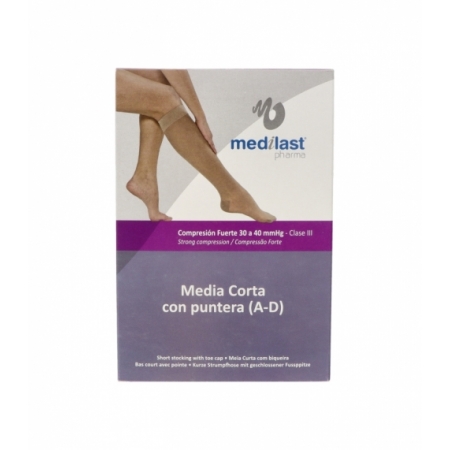 MEDILAST MEDIA CORTA (A-D) COMP FUERTE T-  PEQ