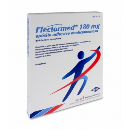 FLECTORMED 180 MG 5 APOSITOS ADHESIVOS MEDICAMENTOSOS