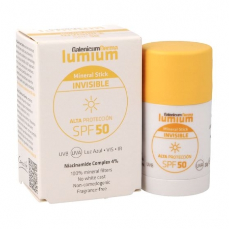 LUMIUM MINERAL STICK INVISIBLE SPF50 GALENICUM DERMA 1 STICK 20 G