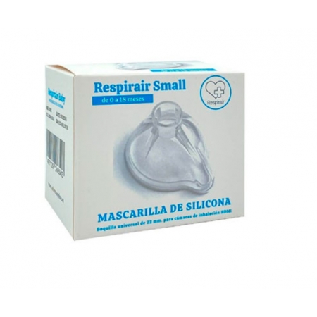 RESPIRAIR MASCARILLA DE SILICONA 1 UNIDAD SMALL (0 - 18 MESES)