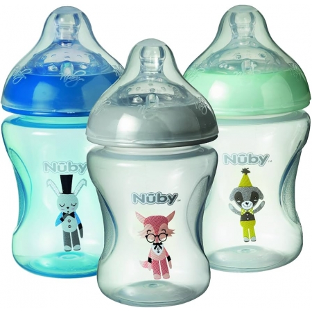 NUBY BIBERON ANTICOLICOS 240 ML A PARTIR DE 0 MESES
