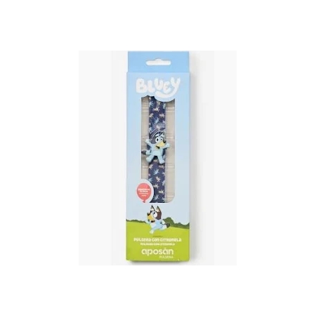 APOSAN PULSERA INFANTIL CITRONELA  BLUEY AZUL 1 UNIDAD