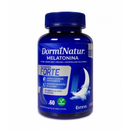 DORMINATUR GUMMIES FORTE 60 CARAMELOS DE GOMA SABOR FRUTA